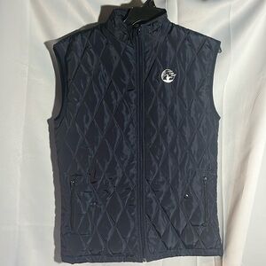 Navy quilted vest - XXL - Loon Lake golf